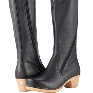 Brand new Dansko tall knee boot clogs